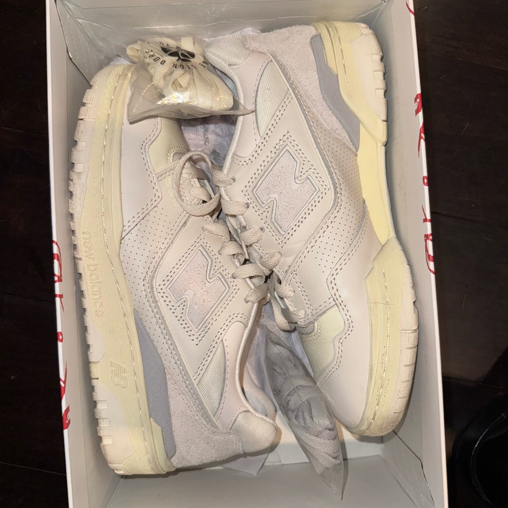 Aime Leon Dore x New Balance White Sneakers